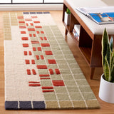 Safavieh Genre 2'-3" x 11'-0" Rug in Grey / Red