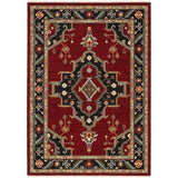 Oriental Weavers Sphinx Lilihan 092R6 Red/ Black Rugs - main flat