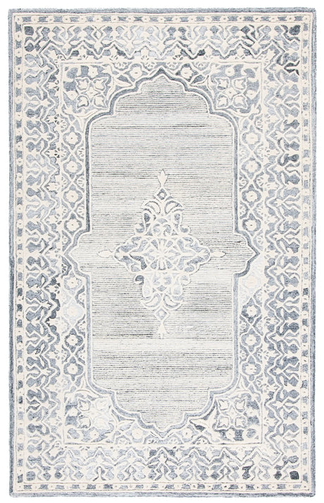 Safavieh Metro 4'-0" x 6'-0" Rug in Grey / Ivory