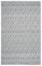 Safavieh Marbella 4'-0" x 6'-0" Rug in Light Grey / Black