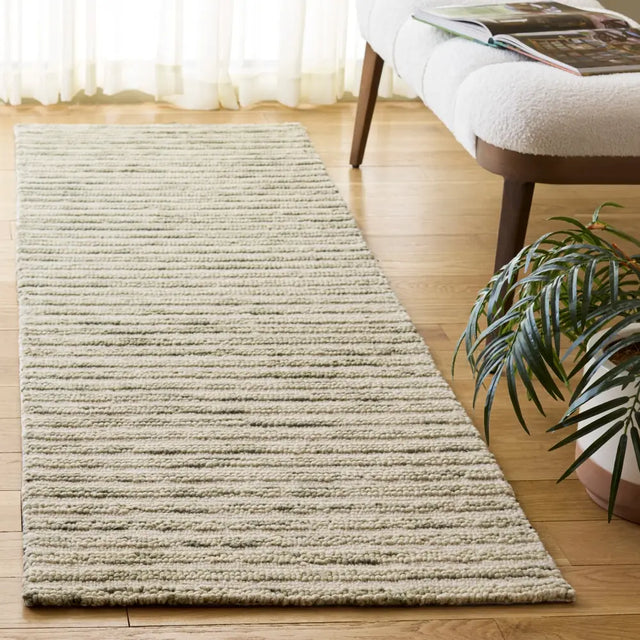 Safavieh Ebony 2'-3" x 8'-0" Rug in Light Green / Ivory