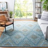 Safavieh Blossom 8'-0" x 10'-0" Rug in Blue / Yellow