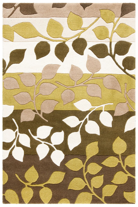 Safavieh Soho 3'-6" x 5'-6" Rug in Green / Beige