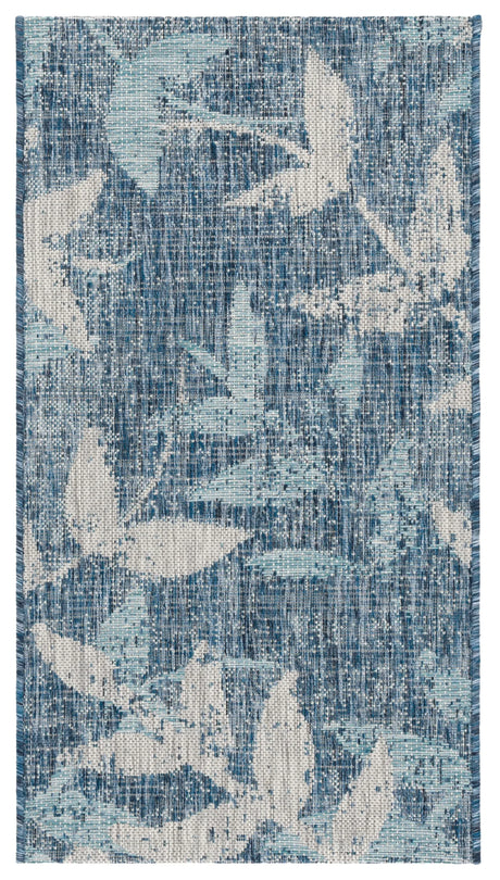 Safavieh Courtyard 2'-0" x 3'-7" Rug in Navy / Blue