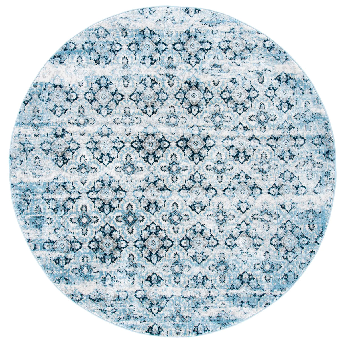 Safavieh Lagoon 6'-7" x 6'-7" Rug in Navy / Ivory