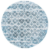 Safavieh Lagoon 6'-7" x 6'-7" Rug in Navy / Ivory