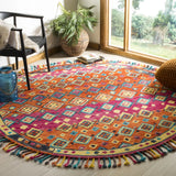 Safavieh Aspen 10'-0" x 10'-0" Rug in Orange / Fuchsia