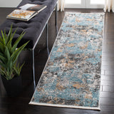 Safavieh Shivan 2'-2" x 8'-0" Rug in Grey / Blue