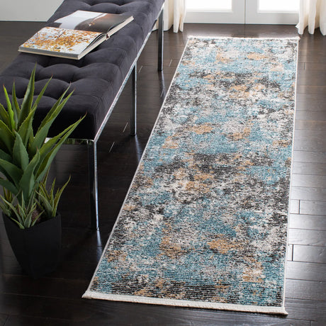 Safavieh Shivan 2'-2" x 8'-0" Rug in Grey / Blue