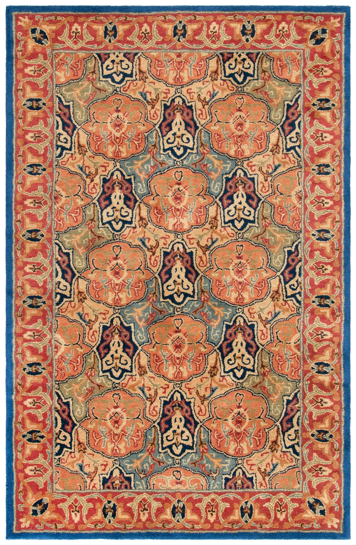 Safavieh Heritage 4'-0" x 6'-0" Rug in Blue / Red