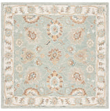 Safavieh Blossom 6'-0" x 6'-0" Rug in Aqua / Ivory