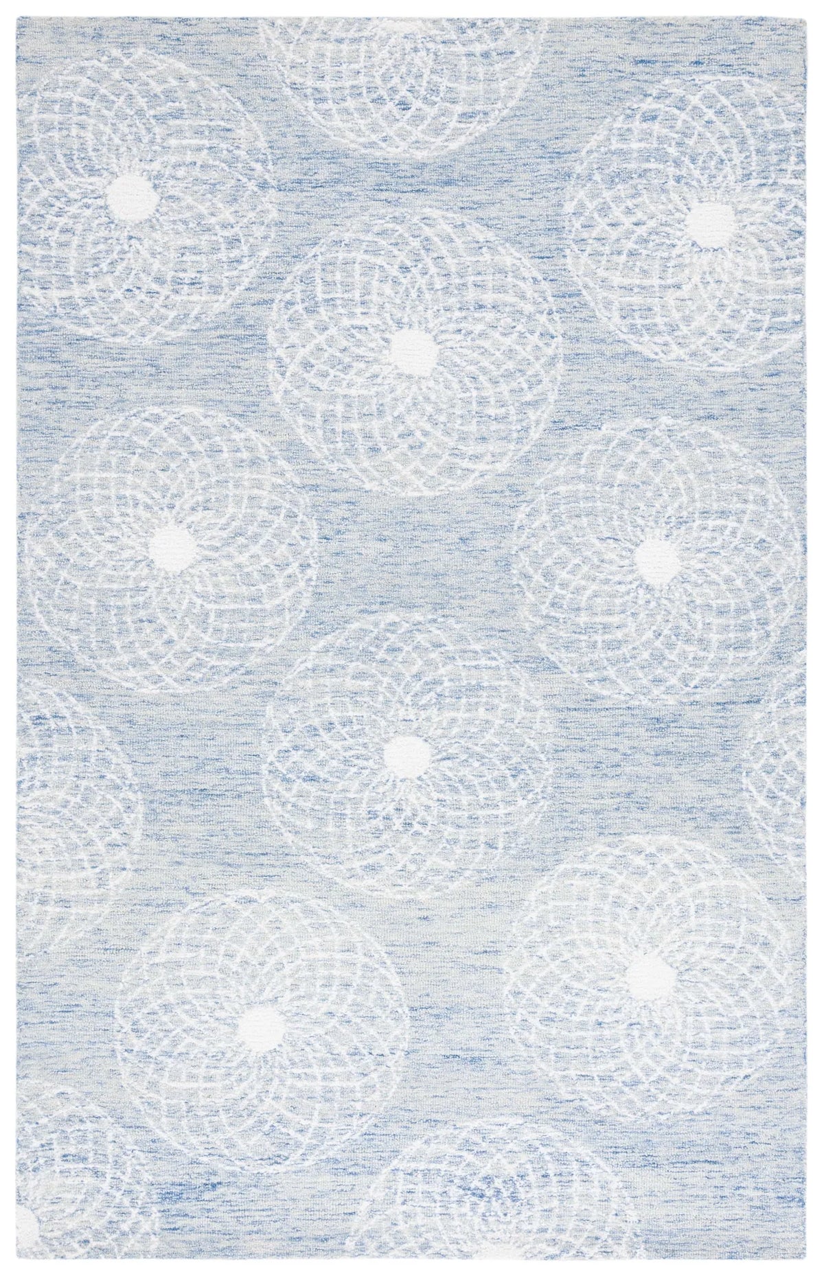 Safavieh Ebony 4'-0" x 6'-0" Rug in Blue / Ivory
