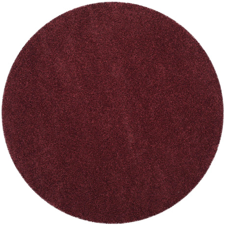 Safavieh Santa Monica Shag 6'-7" x 6'-7" Rug in Maroon