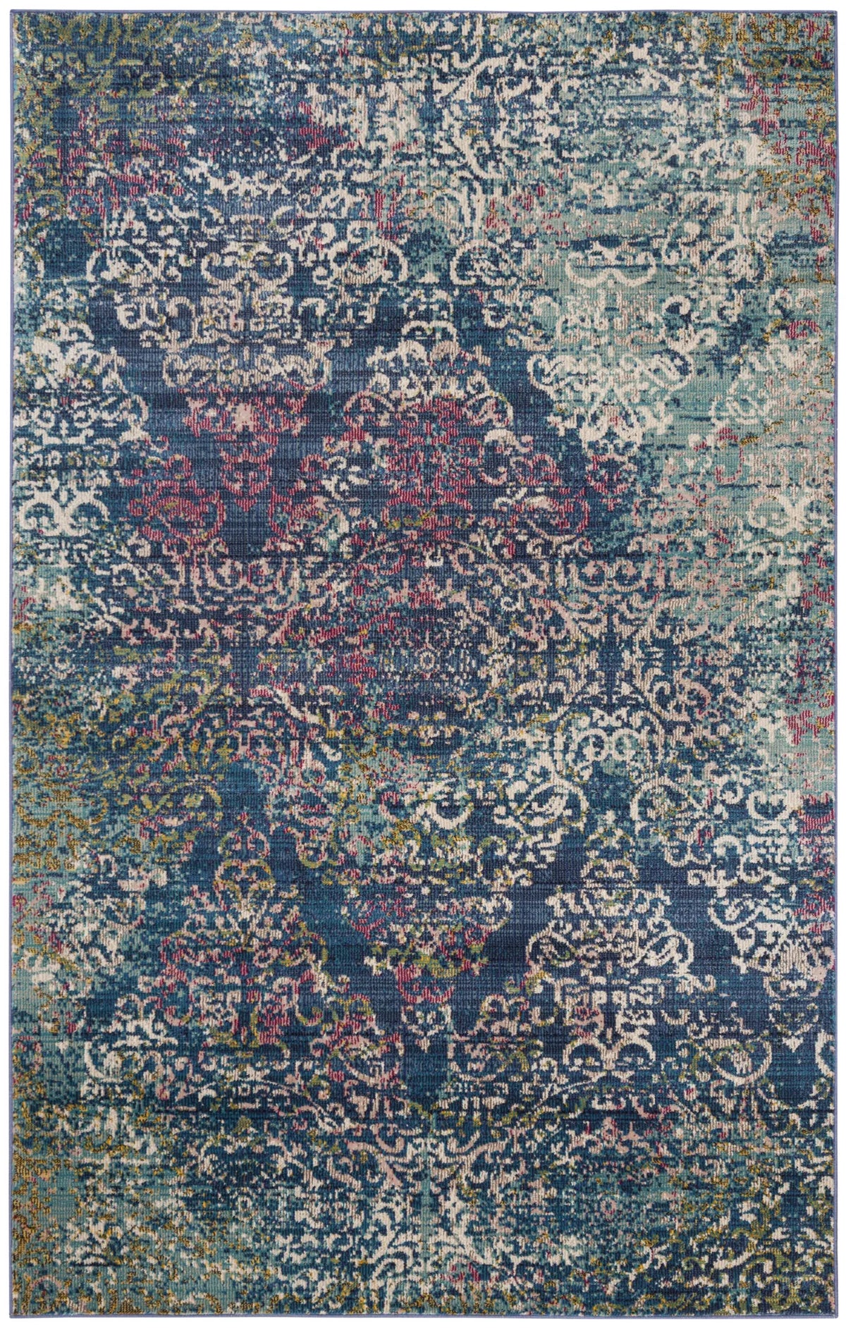 Safavieh Aria 3'-0" x 5'-0" Rug in Blue / Multi