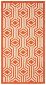 Safavieh Courtyard 2'-7" x 5'-0" Rug in Beige / Terracotta