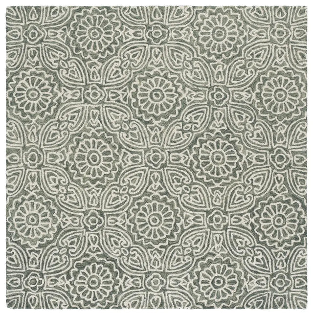 Safavieh Blossom 6'-0" x 6'-0" Rug in Grey / Ivory