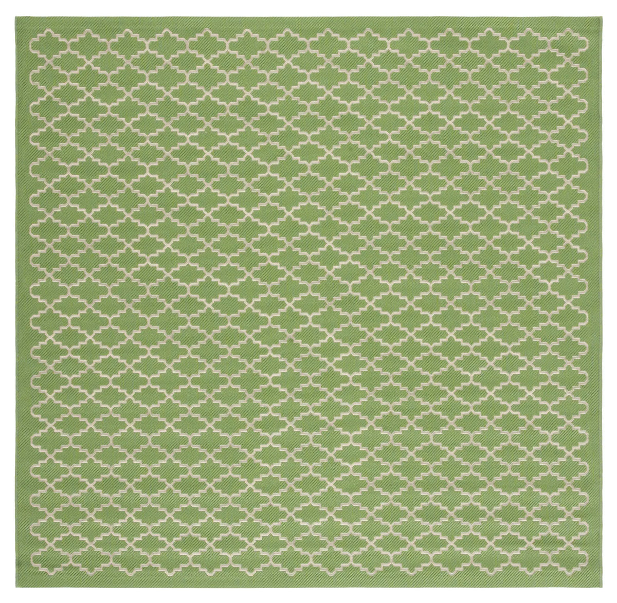Safavieh Courtyard 6'-7" x 6'-7" Rug in Green / Beige