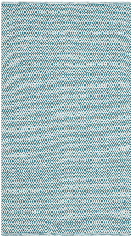 Safavieh Montauk 2'-6" x 4'-0" Rug in Ivory / Turquoise