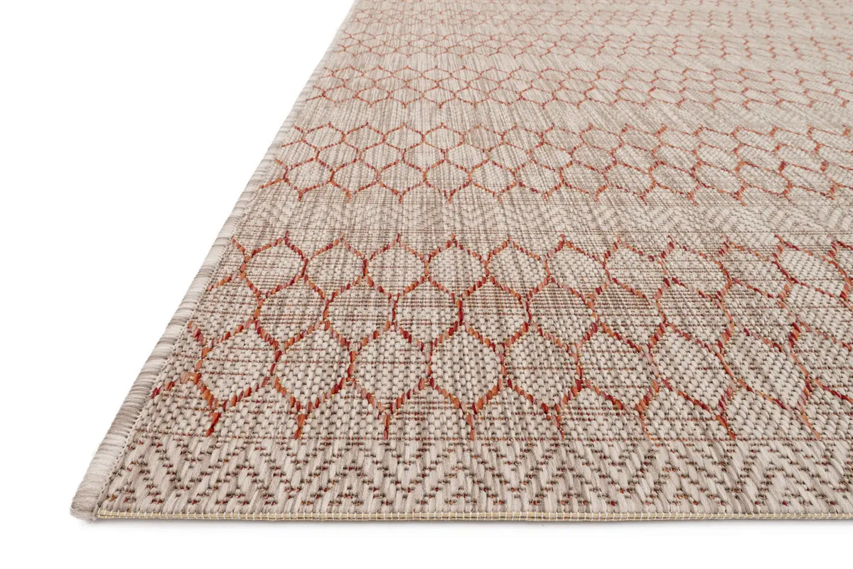 Loloi Isle Ie-01 Beige / Rust Rugs - rug corner
