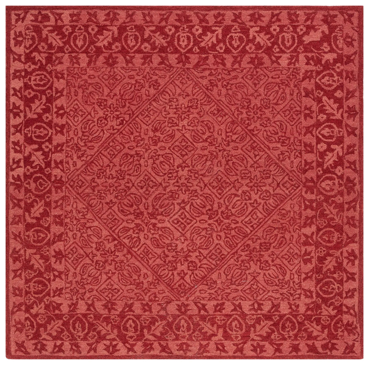Safavieh Dip Dye 7'-0" x 7'-0" Rug in Red