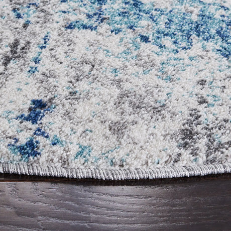 Safavieh Aston 5'-3" x 5'-3" Rug in Light Blue / Grey