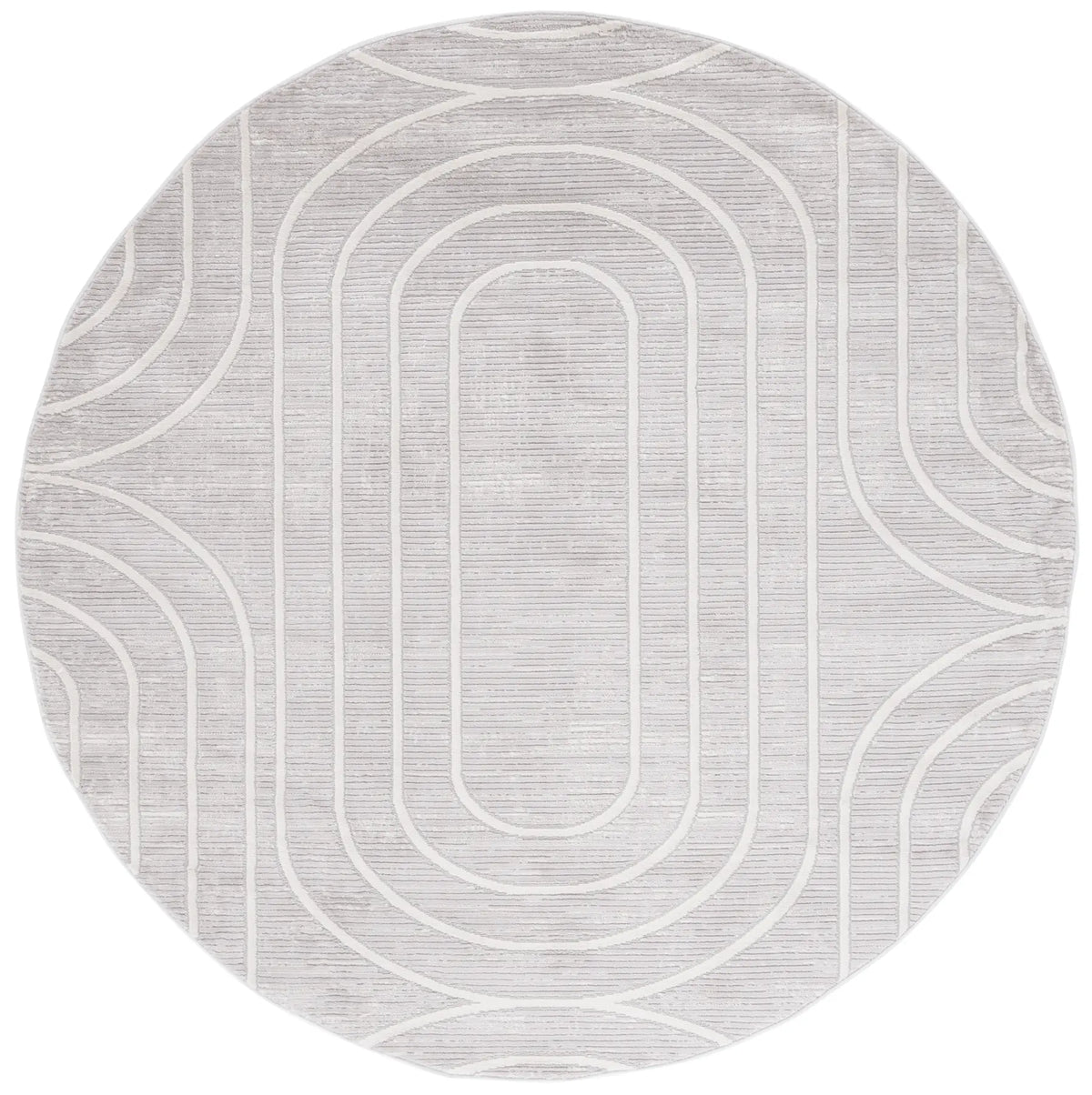 Safavieh Archway 6'-7" x 6'-7" Rug in Grey / Light Grey