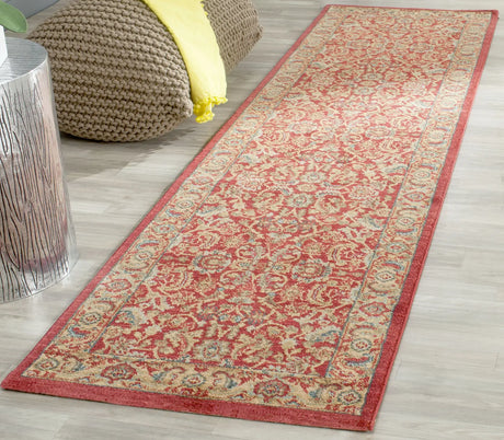 Safavieh Mahal 2'-2" x 10'-0" Rug in Red / Natural
