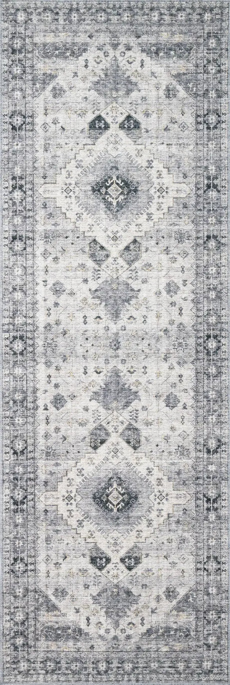 Loloi Skye Sky-02 Silver/Grey Rugs - runner flat
