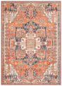 Safavieh Journey 4'-4" x 6'-4" Rug in Rust / Navy