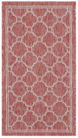 Safavieh Courtyard 2'-0" x 3'-7" Rug in Red / Beige