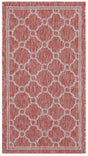 Safavieh Courtyard 2'-0" x 3'-7" Rug in Red / Beige