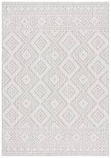 Safavieh Courtyard 4'-0" x 5'-7" Rug in Ivory / Light Grey