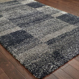 Oriental Weavers Sphinx Henderson 531Z1 Grey / Charcoal Rugs - angle detail