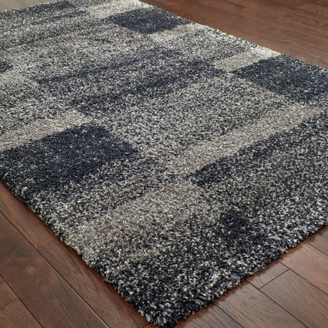Oriental Weavers Sphinx Henderson 531Z1 Grey / Charcoal Rugs - angle detail