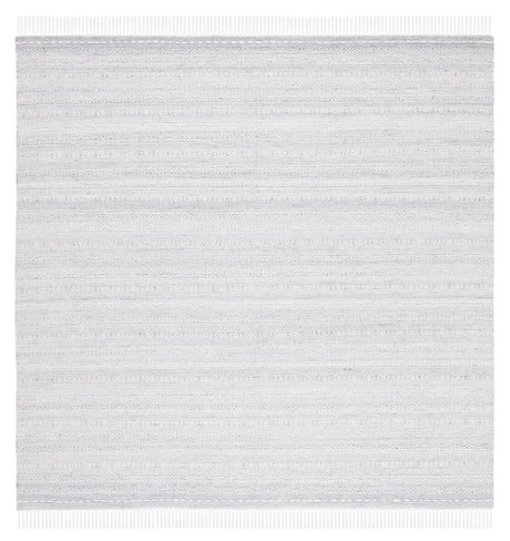 Safavieh Striped Kilim 7'-0" x 7'-0" Rug in Grey / Ivory