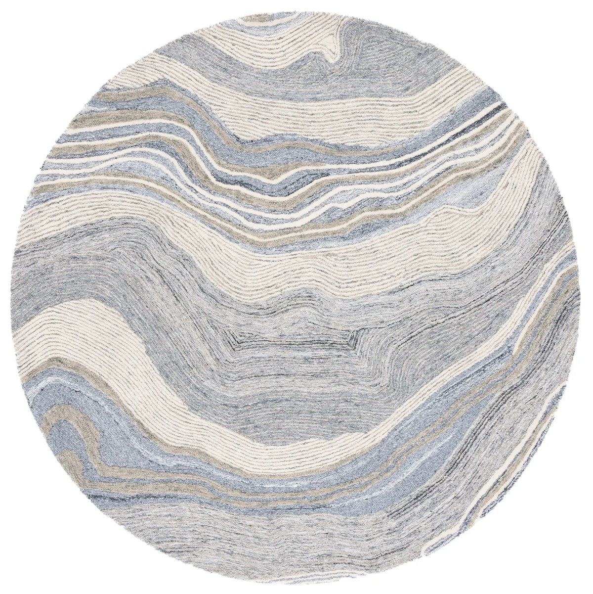Safavieh Fifth Avenue 6'-0" x 6'-0" Rug in Grey / Ivory