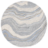 Safavieh Fifth Avenue 6'-0" x 6'-0" Rug in Grey / Ivory