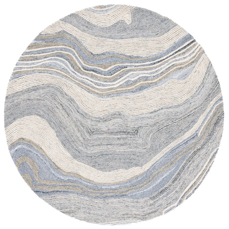 Safavieh Fifth Avenue 6'-0" x 6'-0" Rug in Grey / Ivory