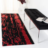 Safavieh Soho 2'-6" x 10'-0" Rug in Black / Red