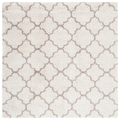 Safavieh Hudson Shag 7'-0" x 7'-0" Rug in Ivory / Beige