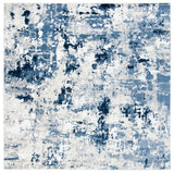 Safavieh Skyler 6'-7" x 6'-7" Rug in Grey / Navy