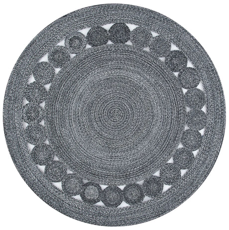 Safavieh Cape Cod 5'-0" x 5'-0" Rug in Charcoal