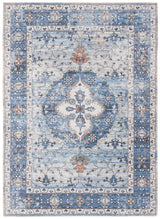 Safavieh Saffron 4'-0" x 6'-0" Rug in Blue / Ivory
