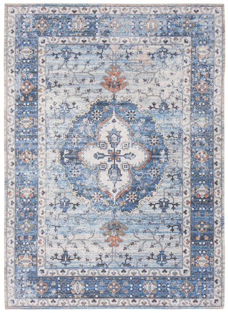 Safavieh Saffron 4'-0" x 6'-0" Rug in Blue / Ivory