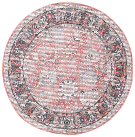 Safavieh Serapi 6'-7" x 6'-7" Rug in Rust / Grey