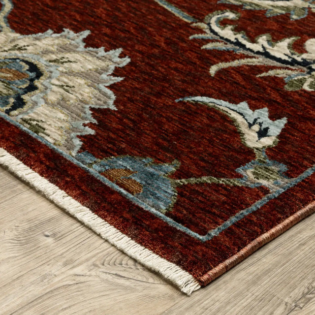 Oriental Weavers Sphinx Capella CAP06 Multi Rugs - corner detail
