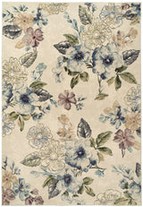 Dynamic Rugs Eclipse 63322 Cream Blue Rugs - Rectangular