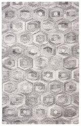 Safavieh Abstract 4'-0" x 6'-0" Rug in Grey / Beige