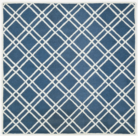 Safavieh Cambridge 6'-0" x 6'-0" Rug in Navy Blue / Ivory