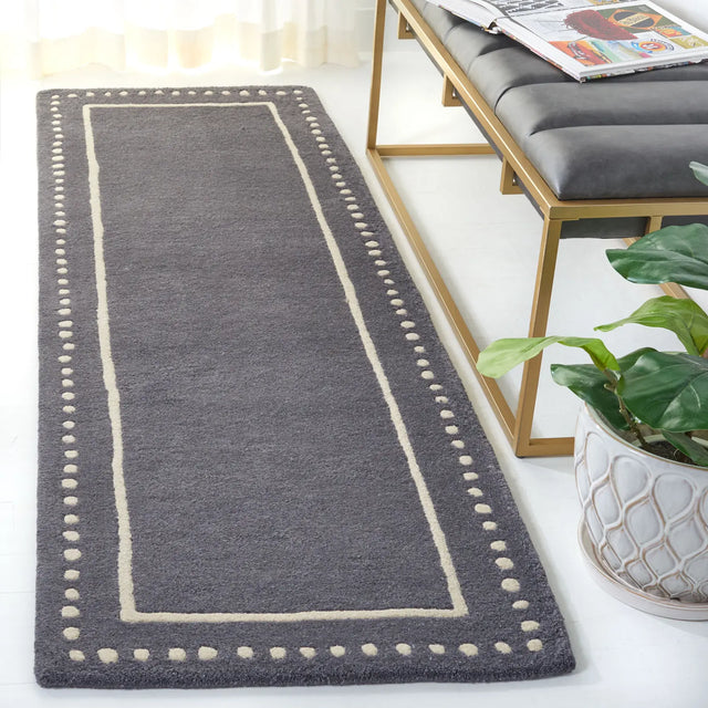 Safavieh Bella 2'-3" x 11'-0" Rug in Dark Grey / Ivory